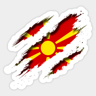 Macedonia Shredding Sticker